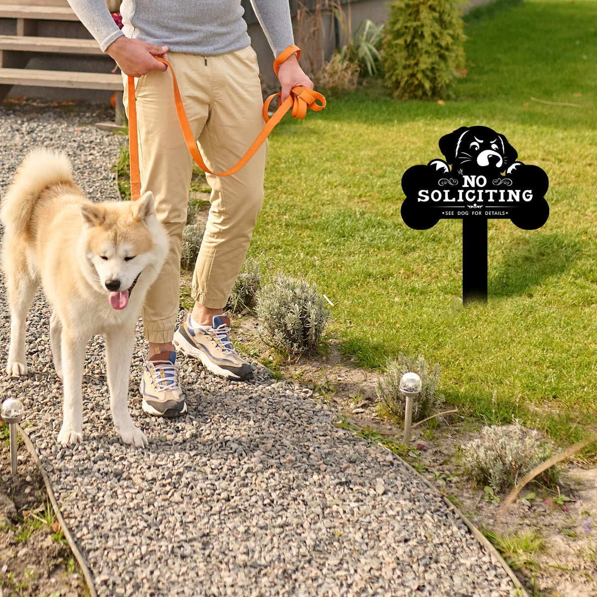Pigort Cat shape yard display blends charm with a clear privacy message.