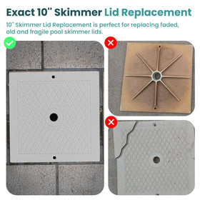 PIHIL 2-pack installed in-ground pool illustrates reliable debris protection.