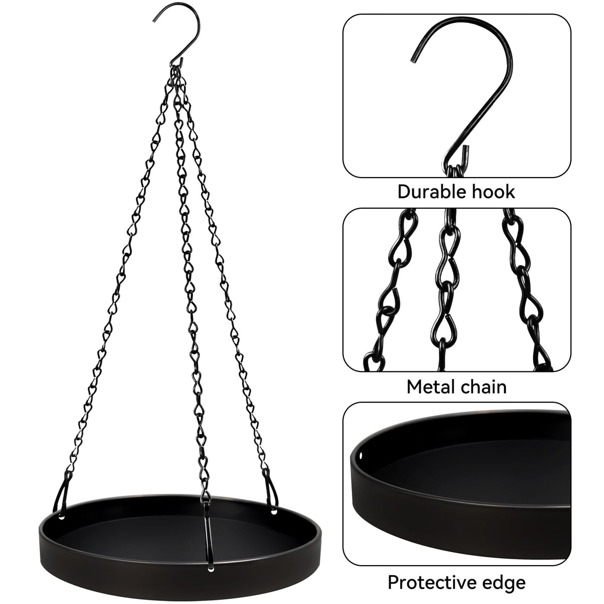 PIKAMAO easy-install hanging system for ceiling or rod mounting