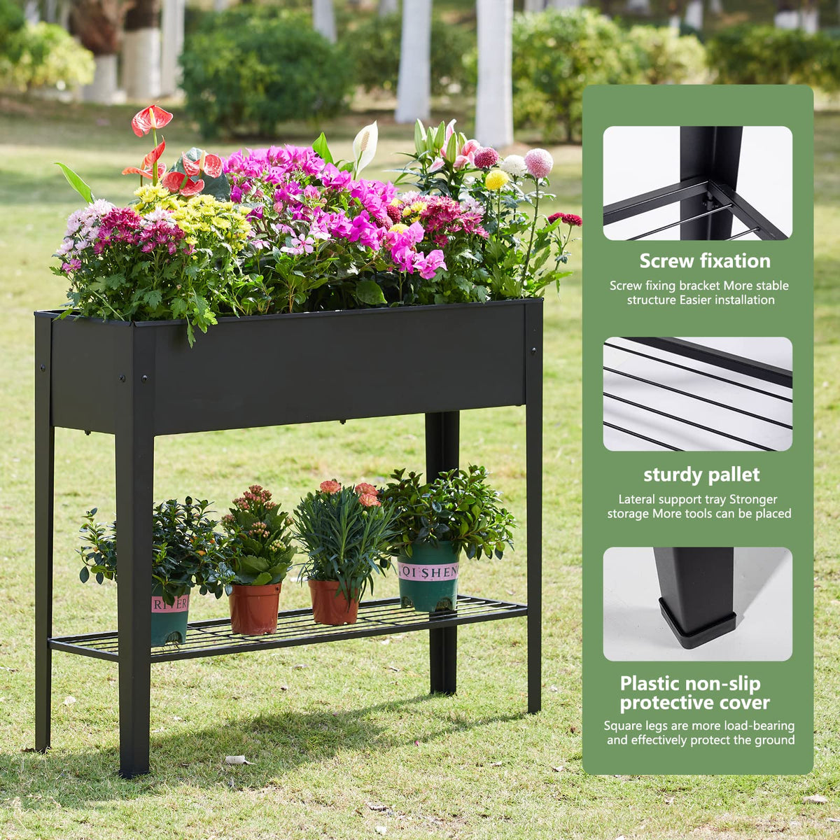 Piksedo drainage hole prevents waterlogging for healthier soil