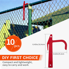 Pilida banana clip shows easy installation for faster fence setup.