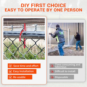 Pilida chain-link clip with anti-corrosion coating protects outdoor fencing projects.