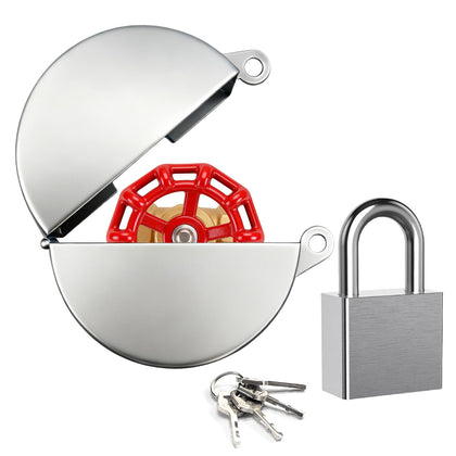 PILISPARK outdoor faucet lock cover protects the spigot from tampering and weather.