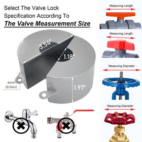 PILISPARK stainless steel padlock provides secure access for hose bib locks.
