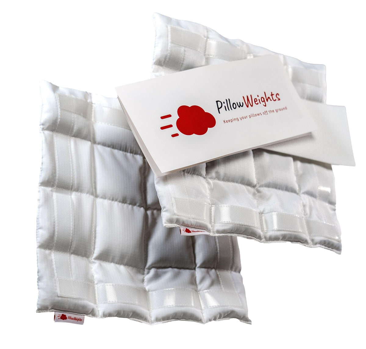 PillowWeights outdoor pillow weight inside cover keeps cushions in place during windy days.
