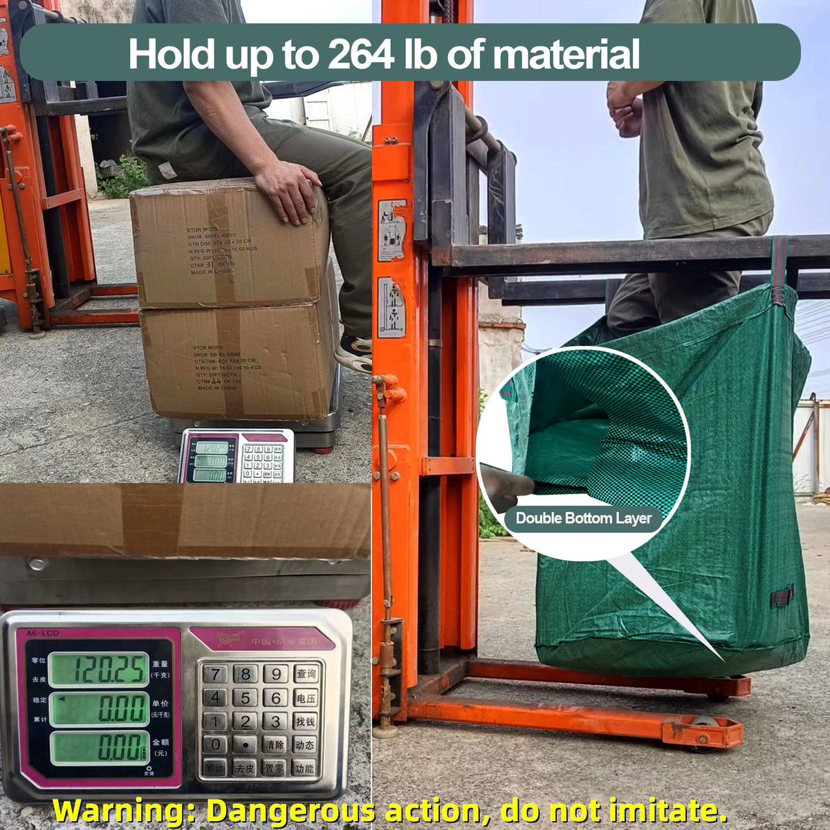 Pilntons 137 gallon yard waste bags ideal for large leaves and clippings.