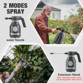 PINAGRAY adjustable nozzle for precise watering and misting control.