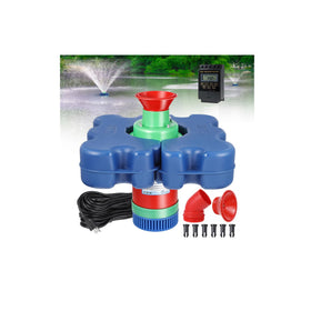 Pinboer pond fountain aerator with surface spray arc for dramatic water features and aeration