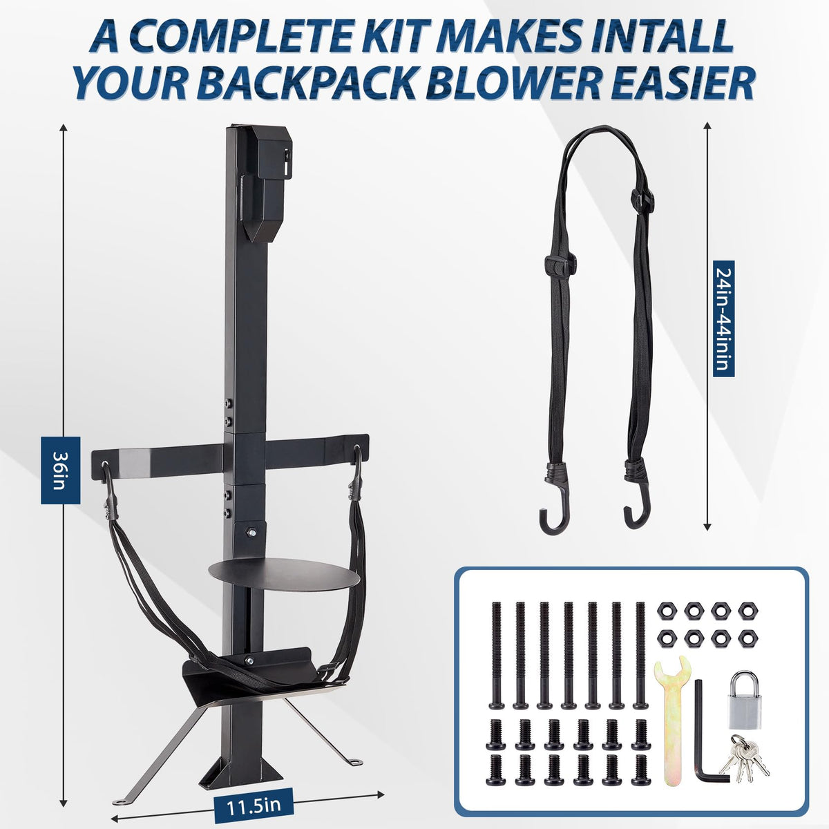 Pindex includes elastic strap and locking feature for vibration reduction