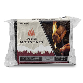 Pine Mountain StarterLogg ignition — quick lighting with no kindling required