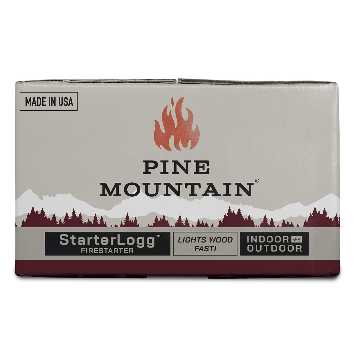 Pine Mountain StarterLogg outdoor-use — clean burning for patio evenings