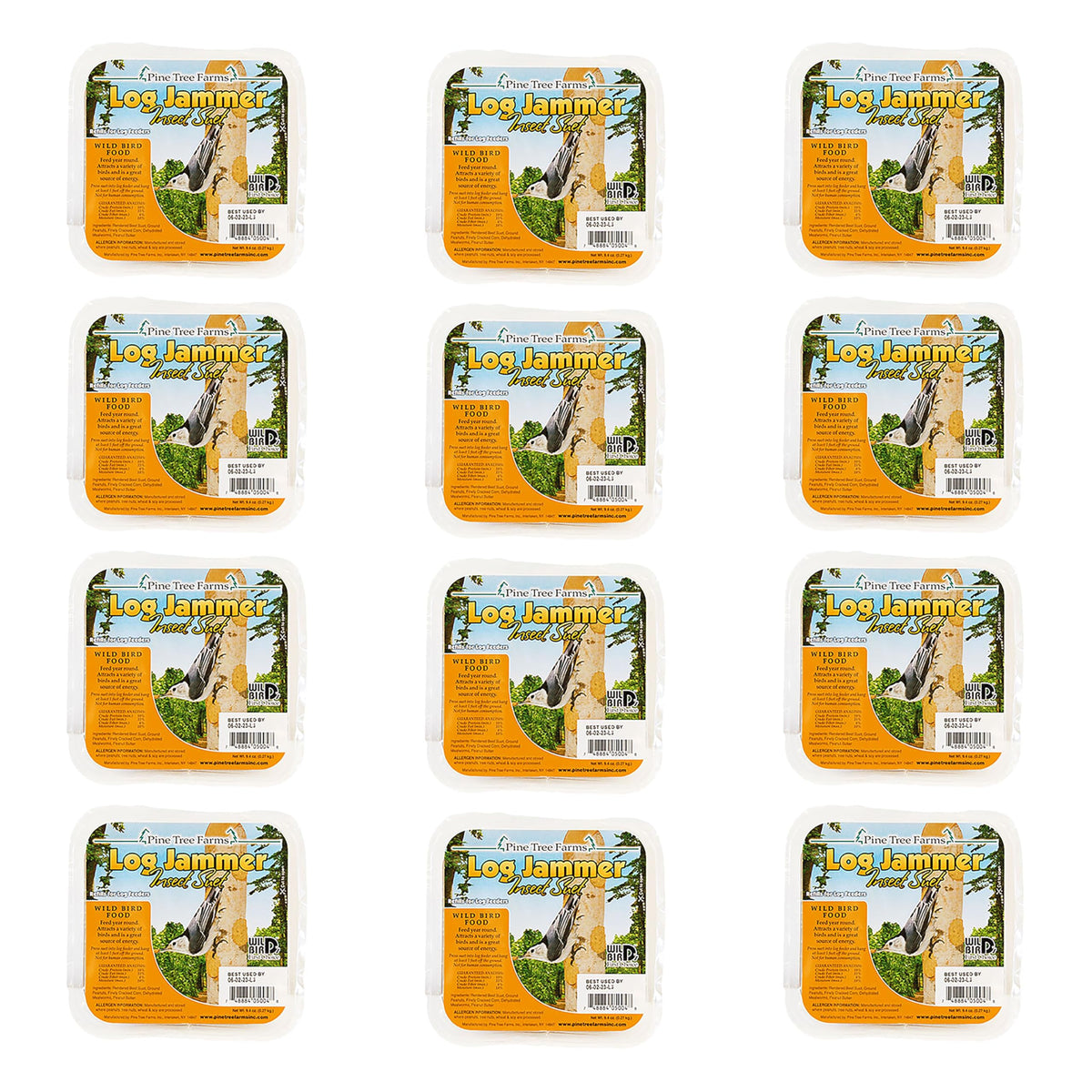 Pine Tree Farms Log Jammer bulk pack of 36 plugs for multiple feeders