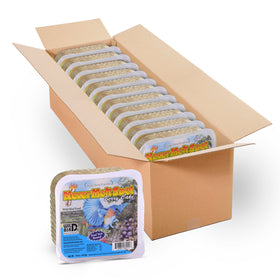 Pine Tree Farms Never Melt Berry Suet Cakes pack ready for year-round backyard feeding.