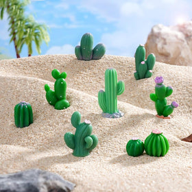Pinenjoy fairy garden miniatures add color to terrariums and displays.
