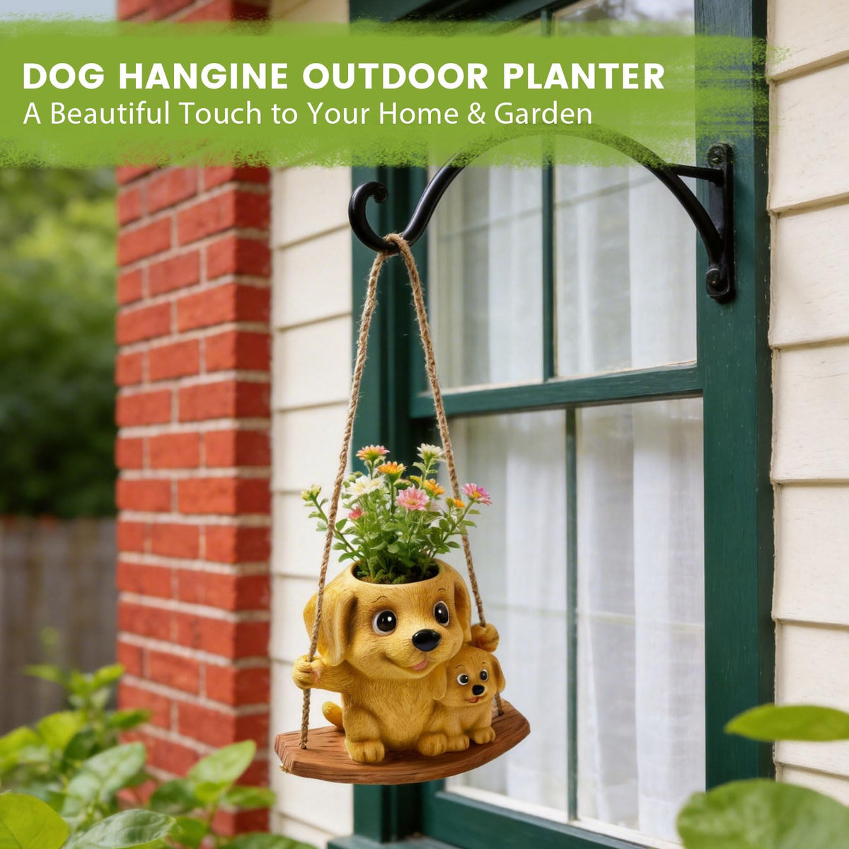 Pinkoriart outdoor resin planter stands up to weather for patios.