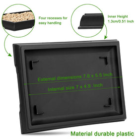 Pinkunn Bonsai Humidity Tray drainage holes prevent mess while maintaining soil humidity