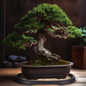 Pinkunn bonsai humidity tray inner dimensions 11.4 x 7.8 inches to fit most pots.