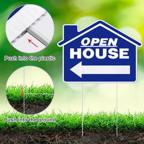 Pinkunn weatherproof yard sign fosters quick spot recognition from passersby