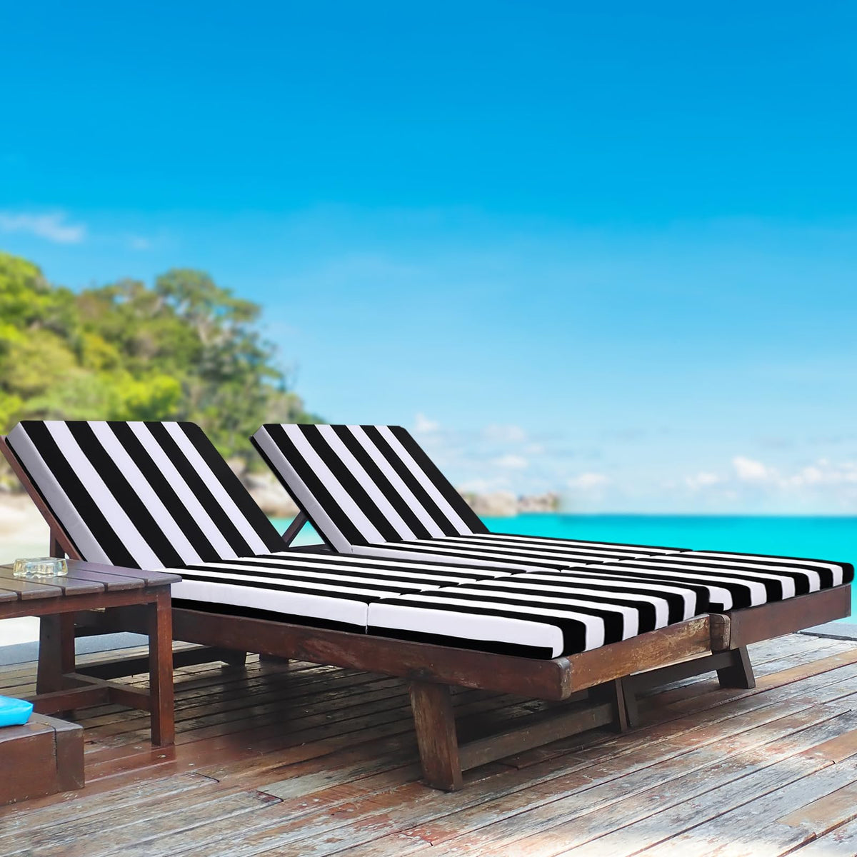 Pinkunn outdoor cushions suit patio, garden, poolside, balcony setups.