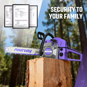 PINKWAY quickstart rope wheel enables easy starts and reduced effort