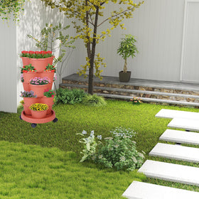 Pinky Family durable PP construction resists weather for seasons.