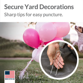 Pinnacle Mercantile USA-made stakes support fences and sod