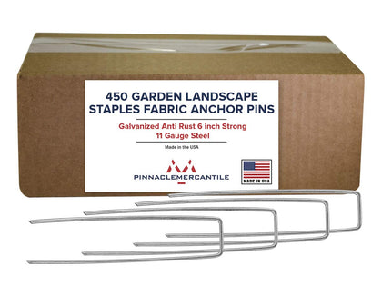 Pinnacle Mercantile 450-pack staples for durable garden anchoring