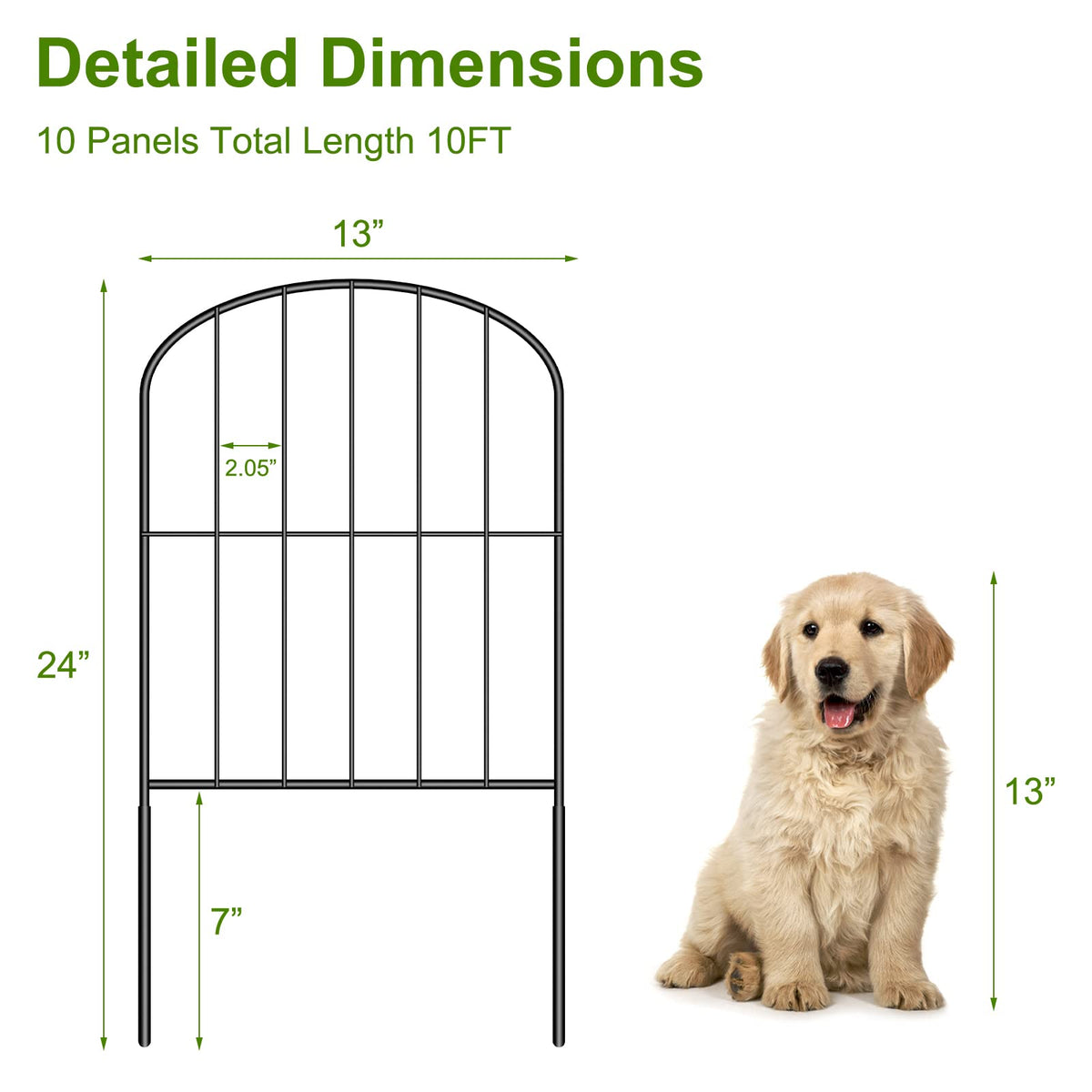 Close-up of PINPON rustproof metal fence showing weather resistance