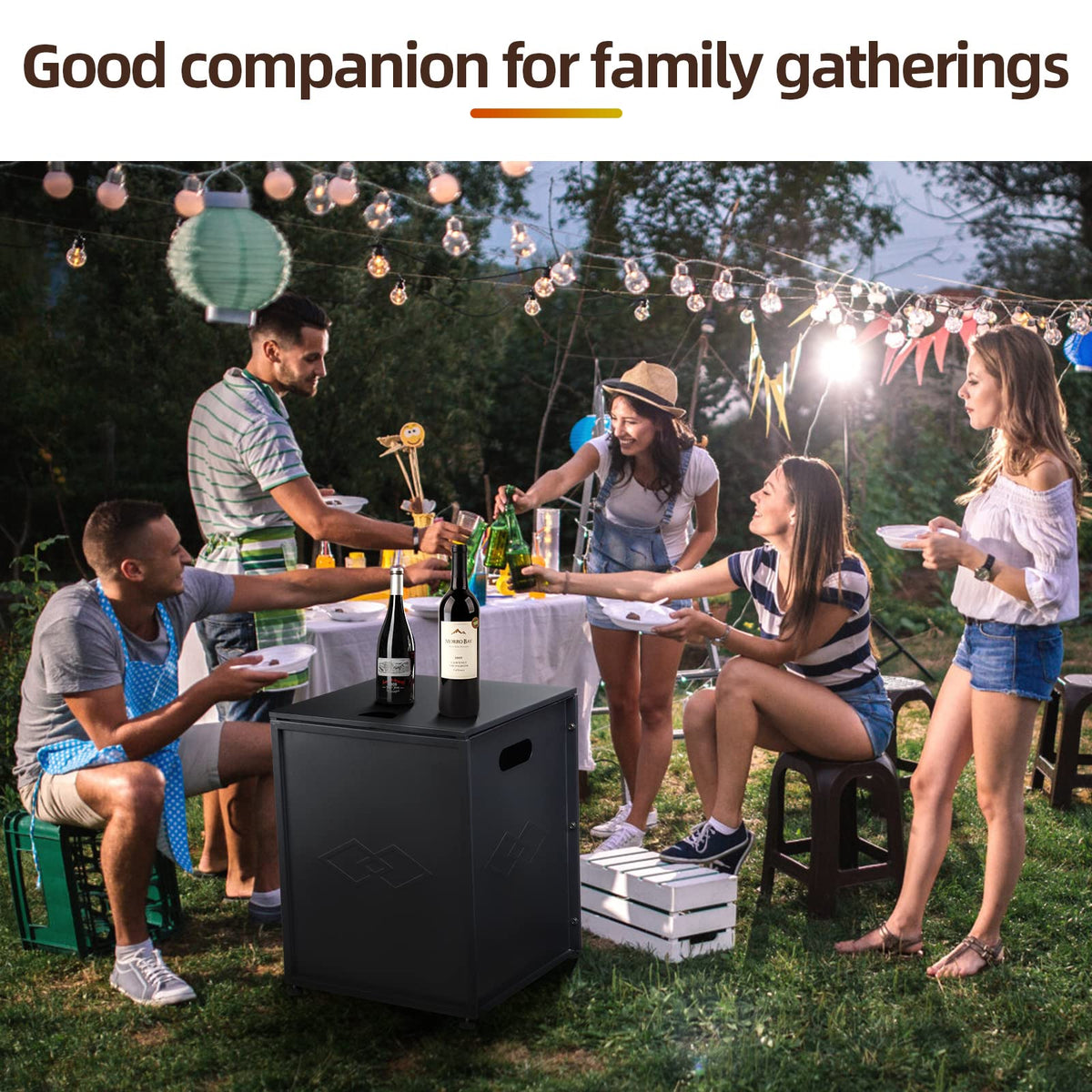 Durable powder-coated finish for outdoor durability and long-lasting performance.