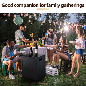 Durable powder-coated finish for outdoor durability and long-lasting performance.