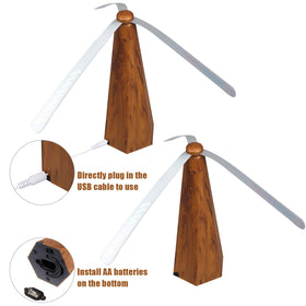 PIAOPIAONIU picnic-table fly fan improves outdoor meal comfort.