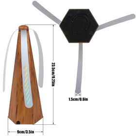 PIAOPIAONIU fly fan with wood-grain design enhances table decor while keeping flies away.