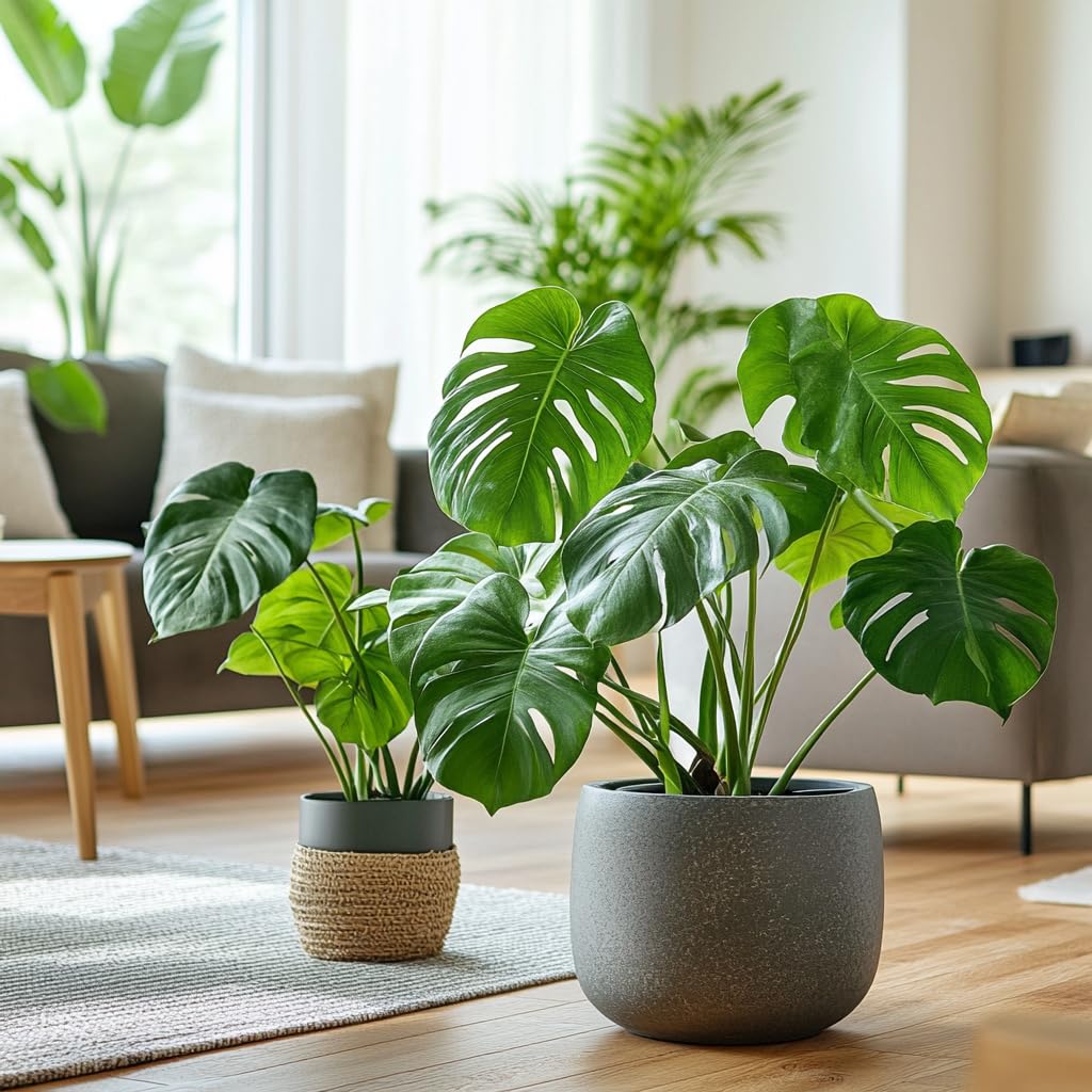 PIPA PAPA Monstera growth care supports strong leaves and vitality