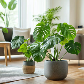 PIPA PAPA Monstera growth care supports strong leaves and vitality