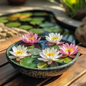 PIPA PAPA compact lotus seeds ideal for patios and balcony ponds