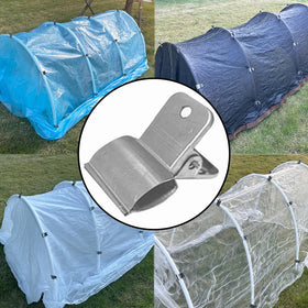 PirateAnt strong fixing clips help secure shade cloth and plastic sheeting.