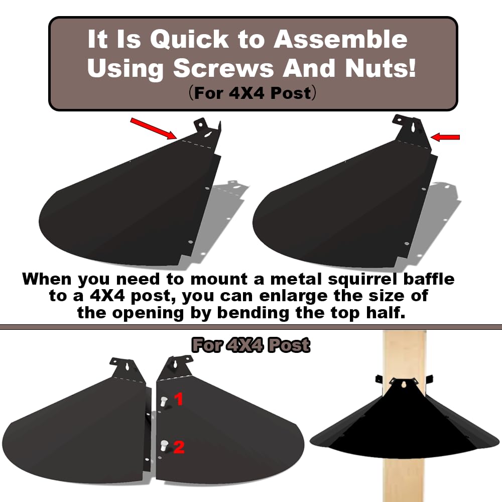 PirateAnt metal-retainer mounting detail illustrates damage-free attachment.