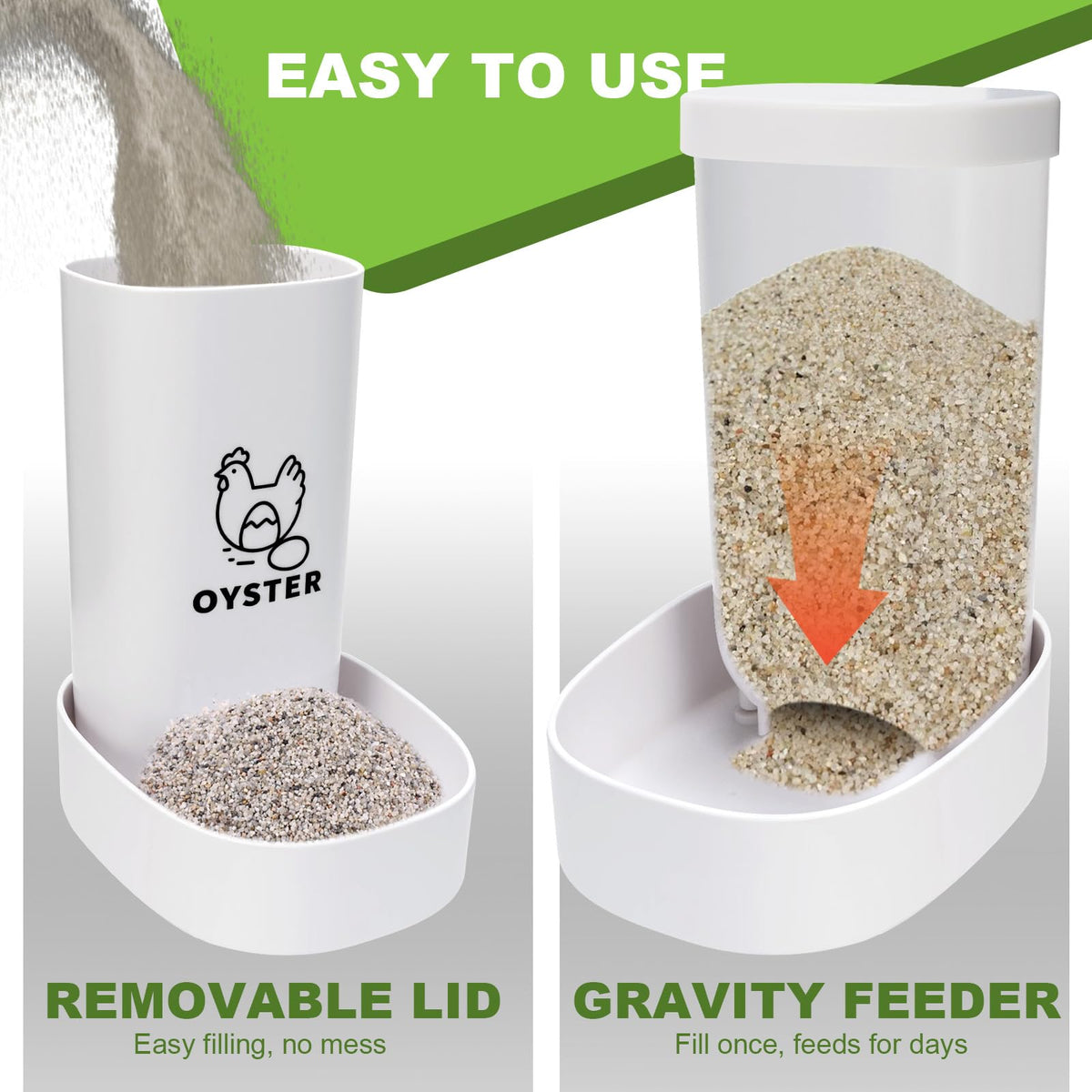 PIREKZUNT hanging chicken feeder installed for easy coop feeding
