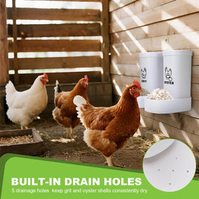 PIREKZUNT weather-resistant PP construction withstands coop exposure