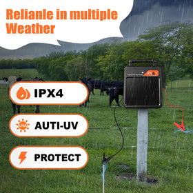 Pirjeco energizer provides up to 10200V deterrent for livestock and predators