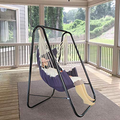 PIRNY hammock chair stand welded tubes demonstrate rugged construction