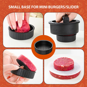 Pisol burger press is dishwasher safe for easy cleanup after cooking