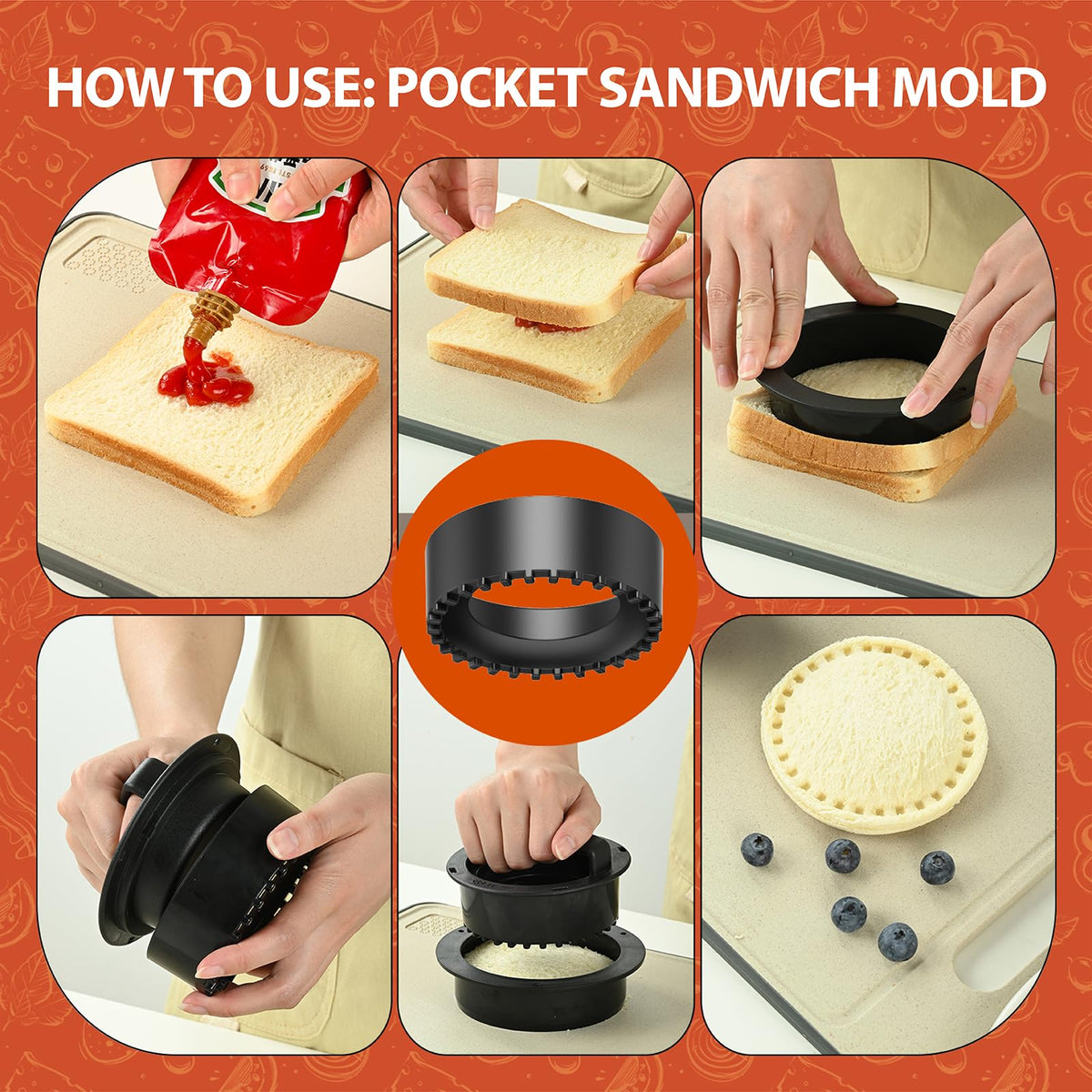Pisol slider cutter enables 2.9 inch mini patties for sliders and appetizers