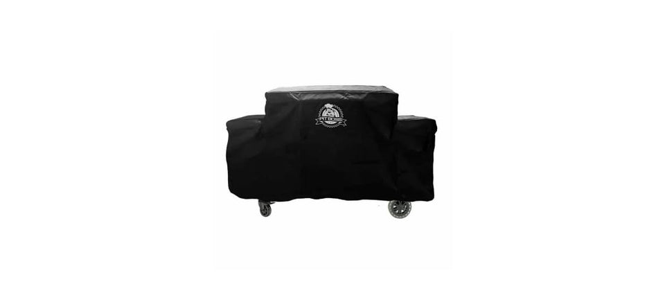Pit Boss 4B Ultimate Griddle Cover side view shows full-length protection