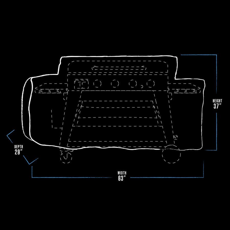 Pit Boss 4B Ultimate Griddle Cover UV protection for sunny days
