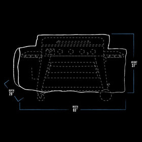 Pit Boss 4B Ultimate Griddle Cover UV protection for sunny days