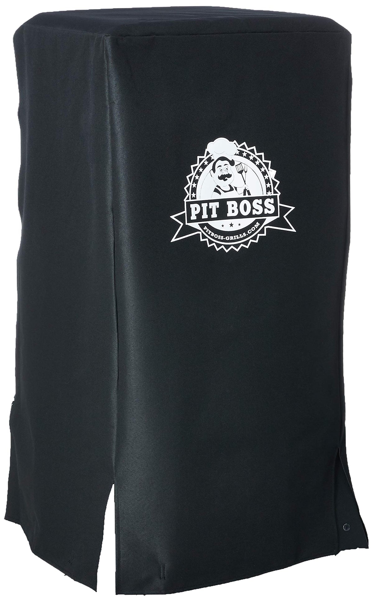 Pit Boss 73322 electric smoker cover front view protects from rain with full-coverage fabric