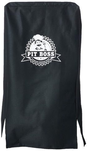Pit Boss 73322 cover side view shows secure fit and weatherproof materials