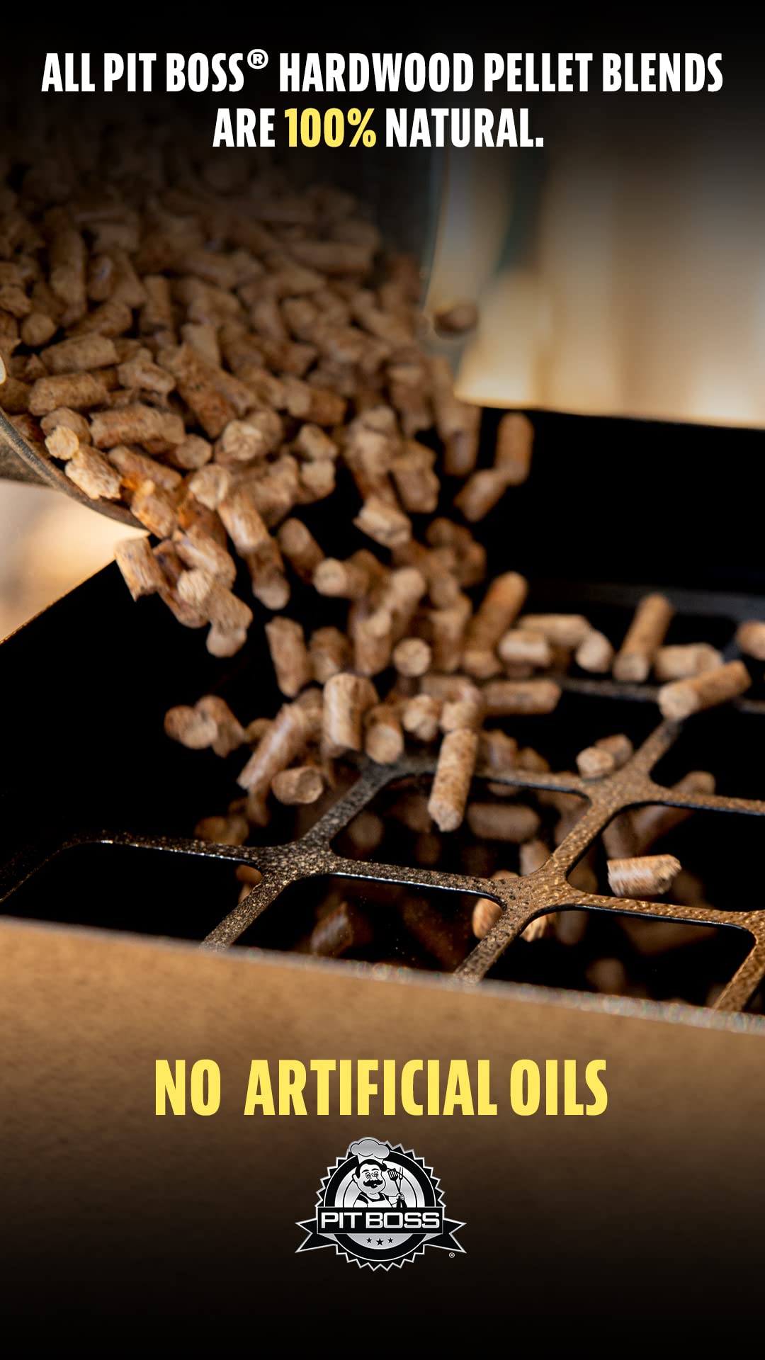 Cherry maple blend pellets in bag for balanced sweetness