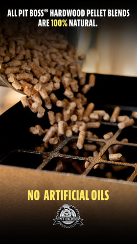 Cherry maple blend pellets in bag for balanced sweetness